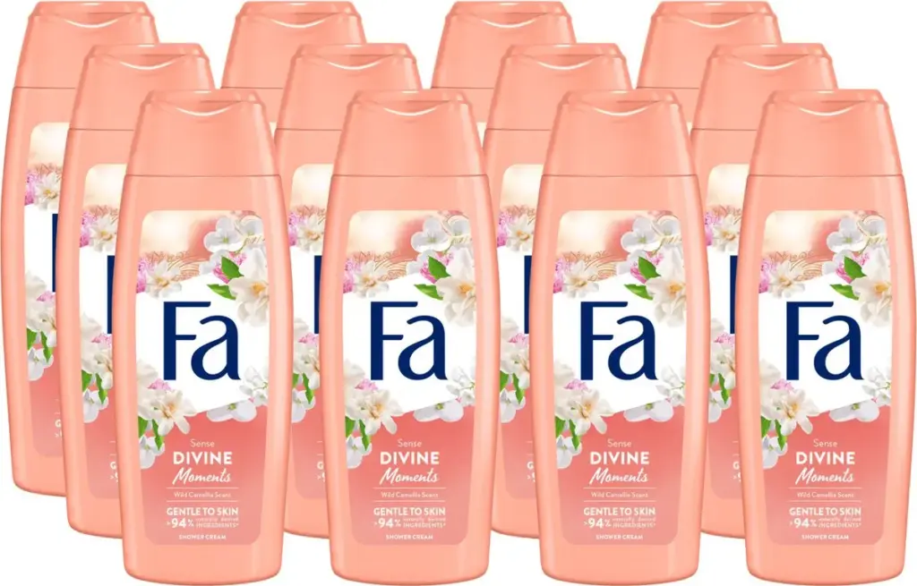 12x Fa Douchecreme divine moments (250 ml)