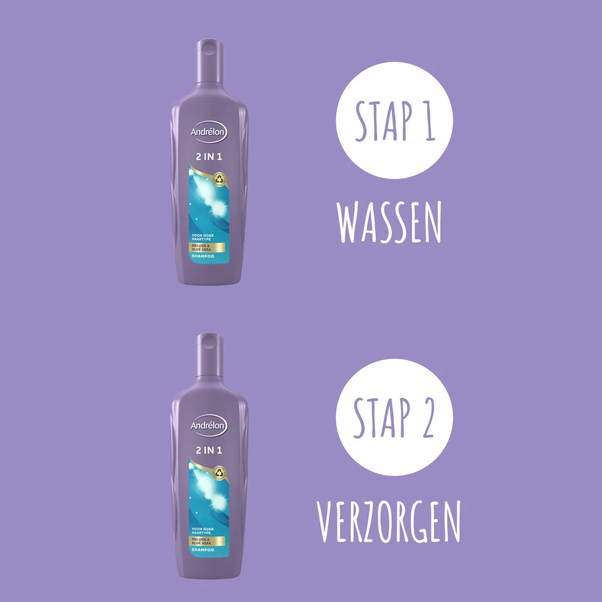 6x Andrelon Shampoo 2 In 1 (300 ml)