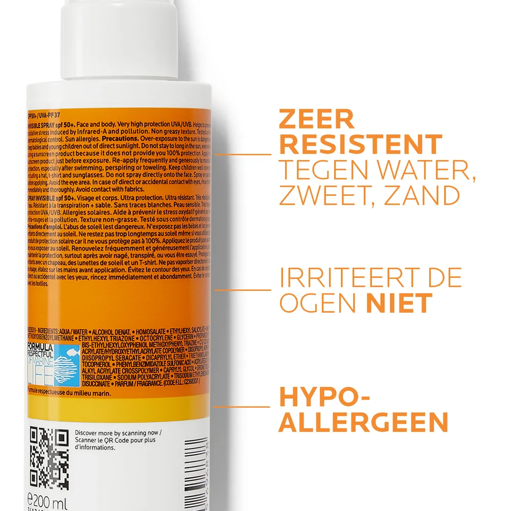 La Roche-Posay Anthelios Invisible Spray SPF50+ (200 ml)