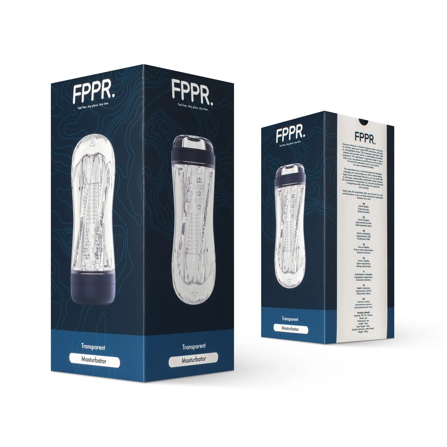 Eros Fppr. Masturbator Transparant (1 stuk)