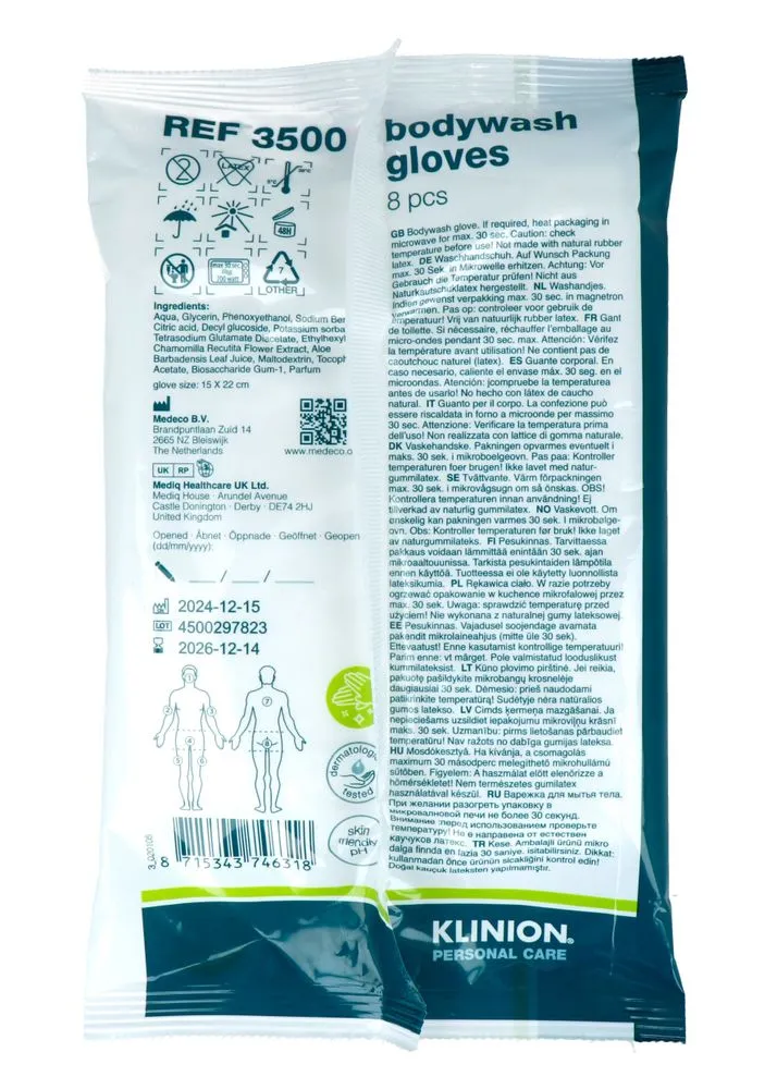 Klinion Washandjes (8 stuks)