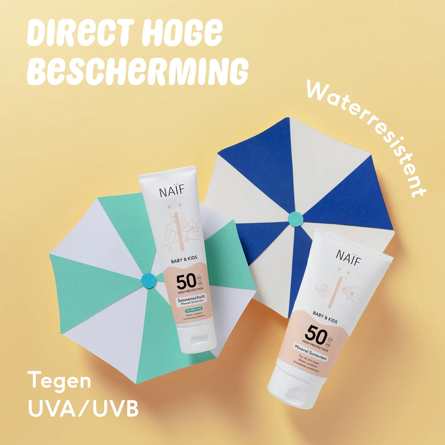 Naif Baby&kids Mineral Sunscreen 0% Perfume SPF50 (100 ml)