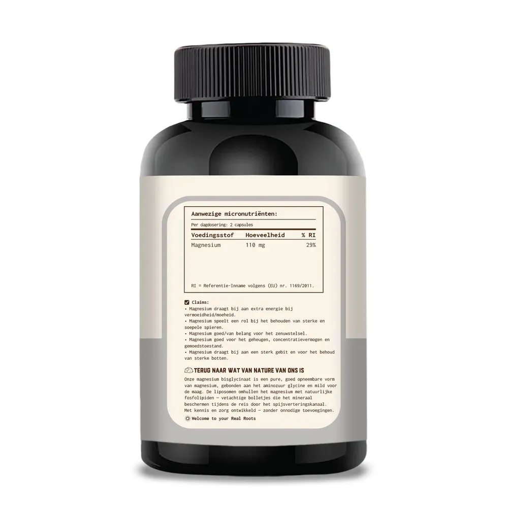 Real Roots Magnesium Capsules (90 capsules) - image 2