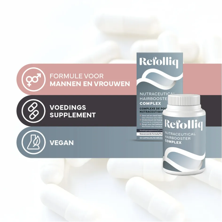 Refolliq Nutraceutical Hairbooster Complex Capsules (50 stuks) - image 2