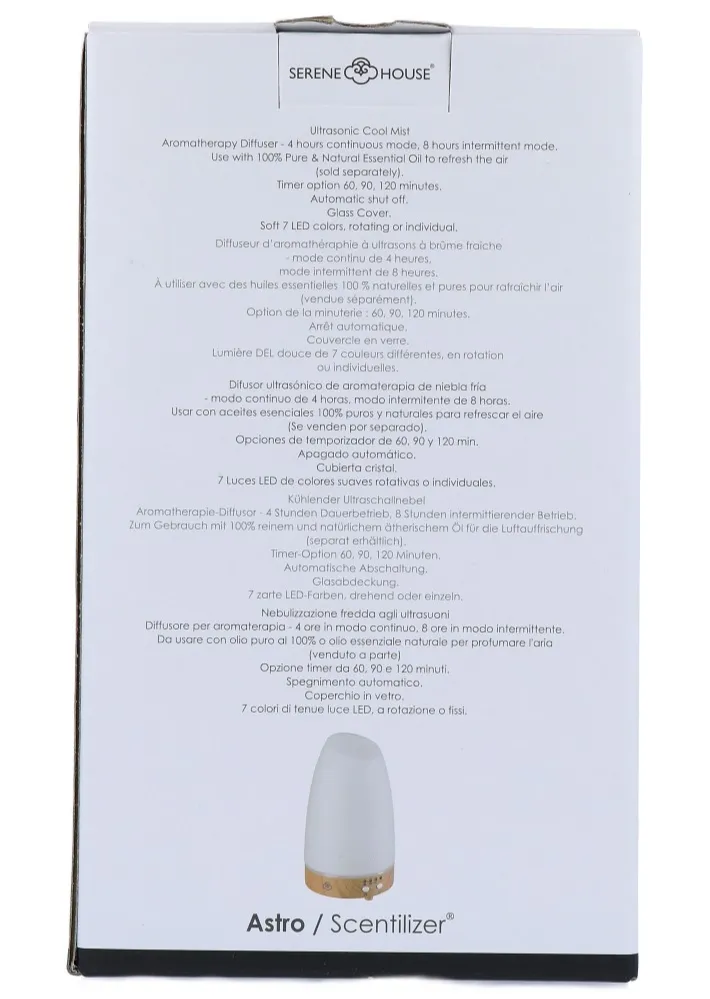 Serene House Serene Glazen Diffuser Astro Wit (1 stuk) - image 2