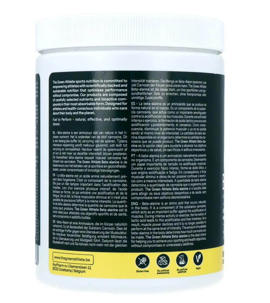 The Green Athlete Beta-alanine Poeder (600 gr) - image 2