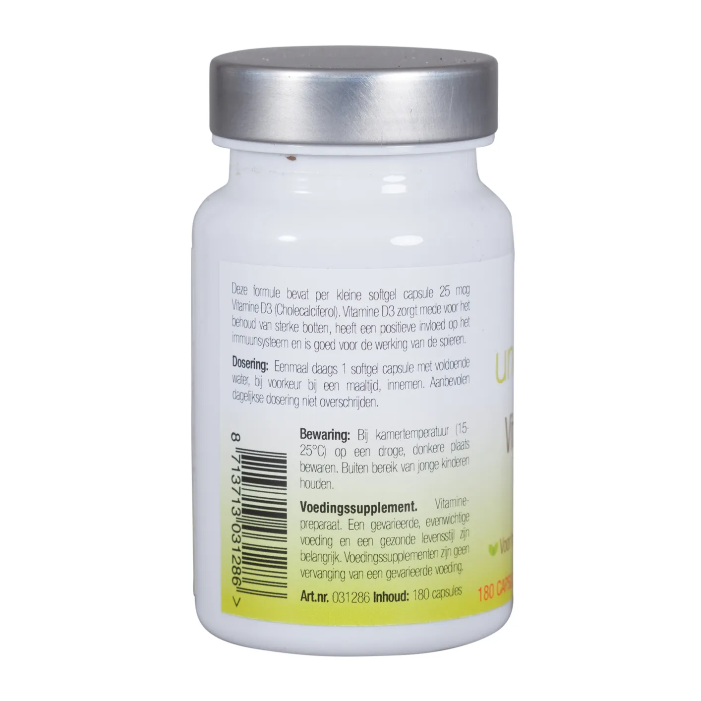 Unipharma Vitamine D3 25mcg Capsules (180 capsules)