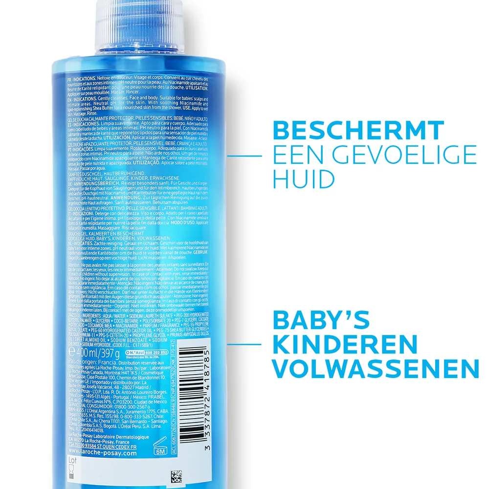 La Roche-posay Lipikar Soothing Protective Shower Gel (400 ml) - image 5
