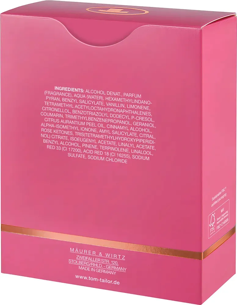 Tom Tailor Happy To Be Woman Eau De Parfum (30 ml) - image 3