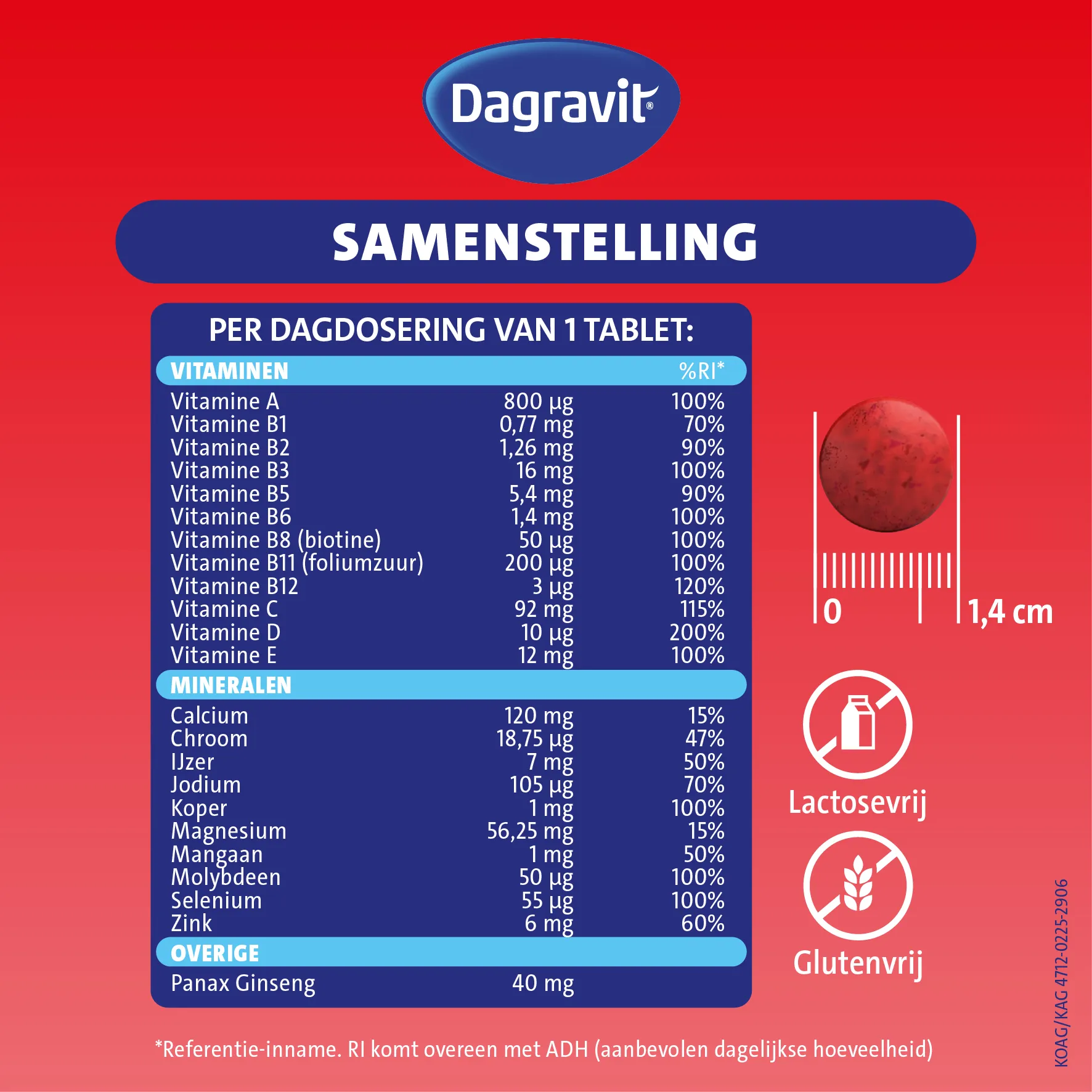 Dagravit Vitaal 50+ (60 tabletten) - image 3