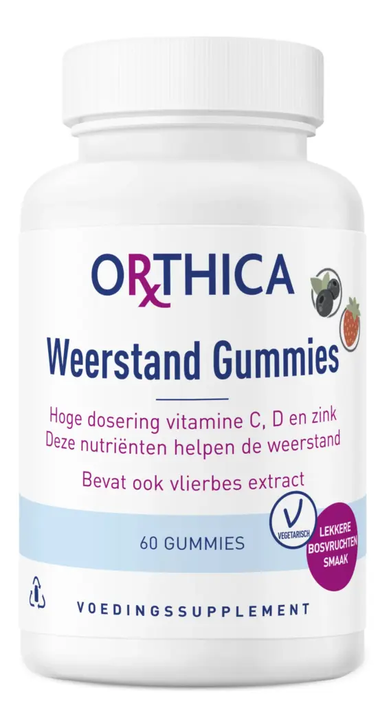 Orthica Weerstand Gummies (60 stuks)