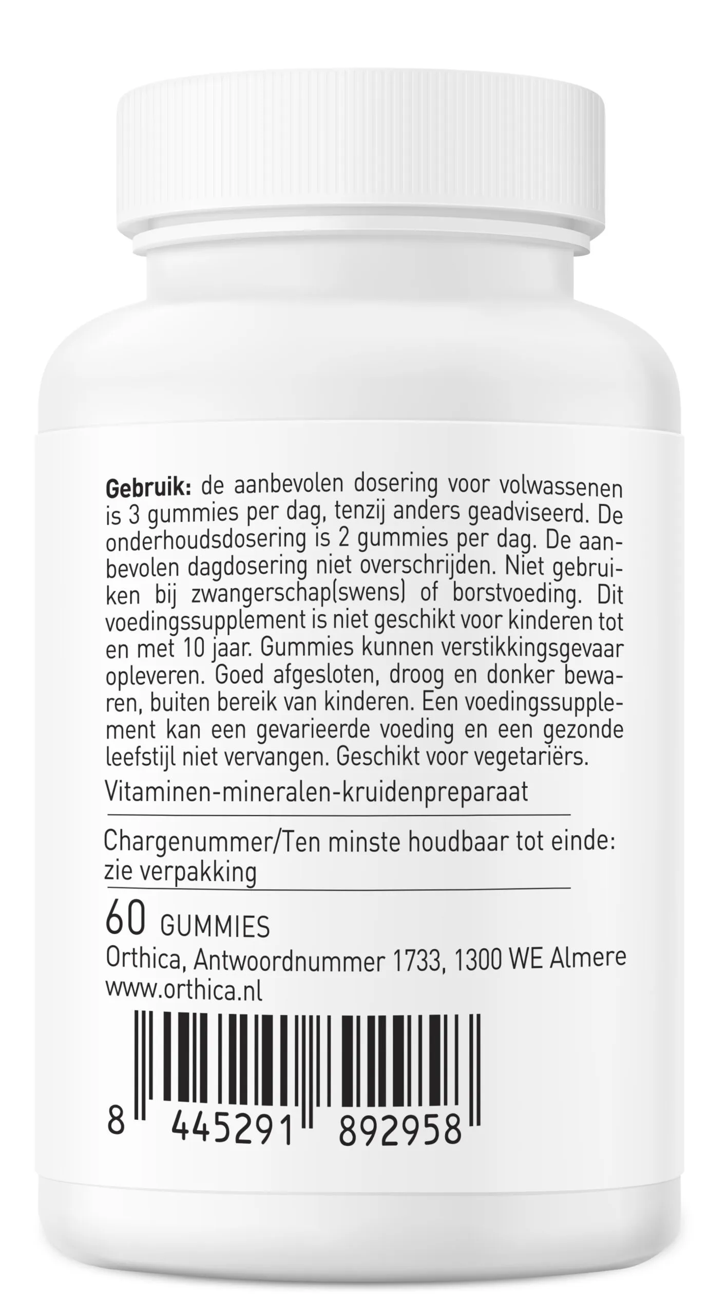 Orthica Weerstand Gummies (60 stuks)