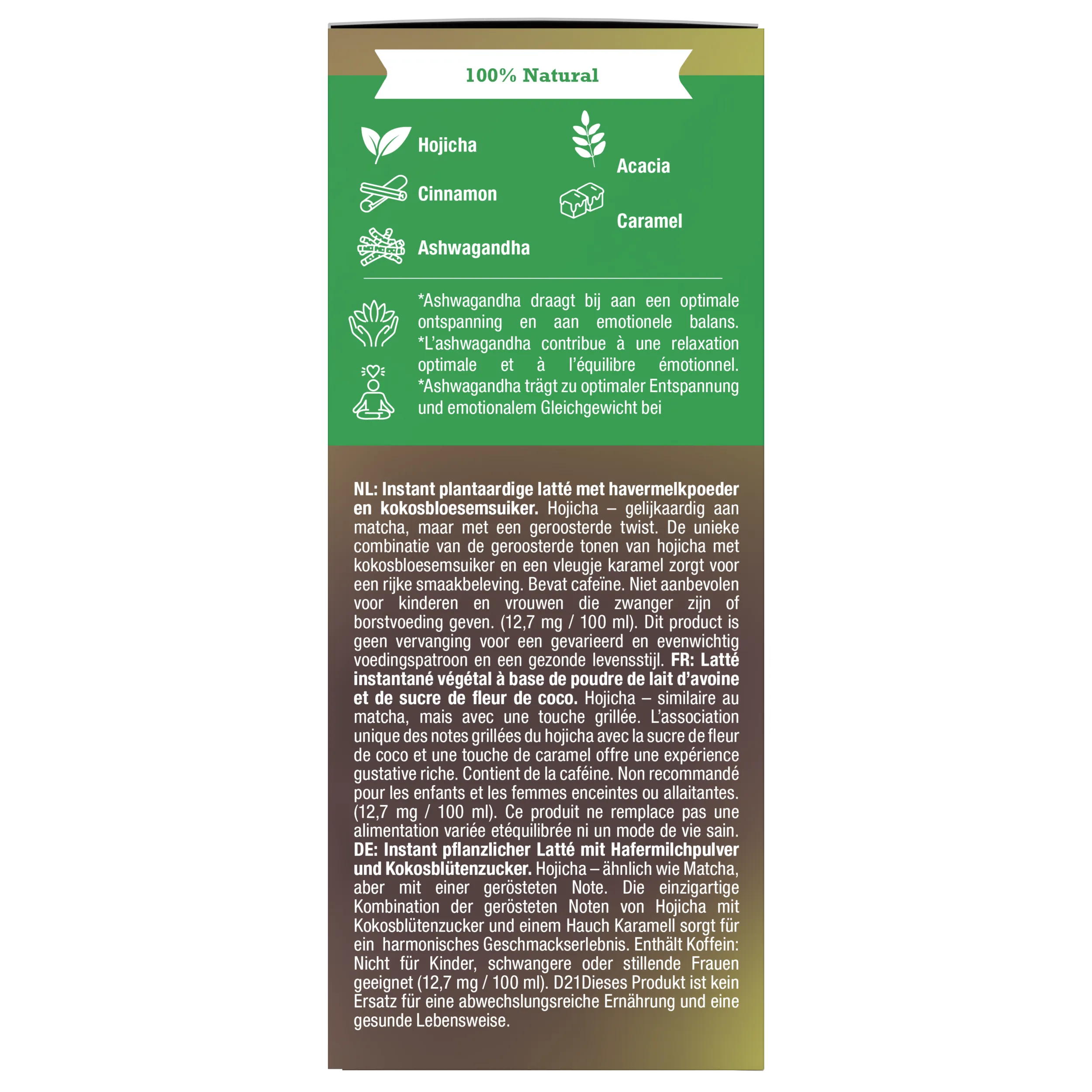 Purasana Instant Hojicha Latte 6x10g Bio (60 gr) - image 3