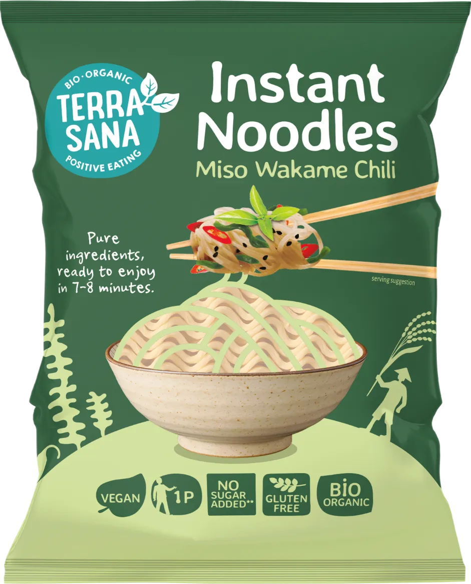 Terrasana Instant Noodles Wakame Chili (90 gr)