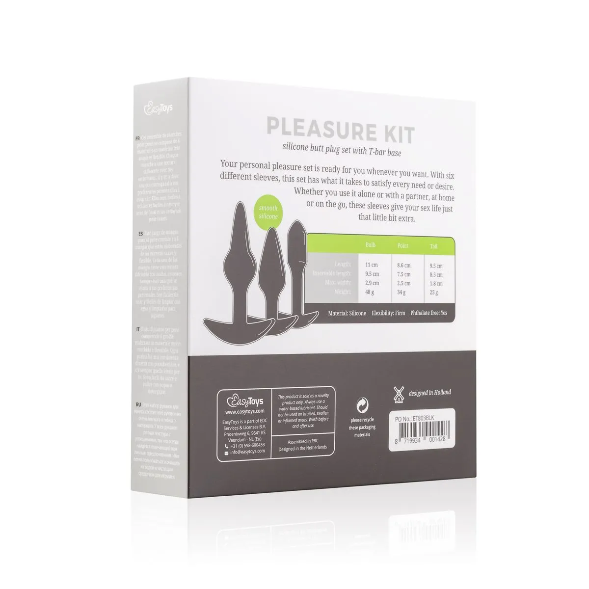 Easytoys Anal Collection - Pleasure Kit Zwart (1 stuk) - image 8