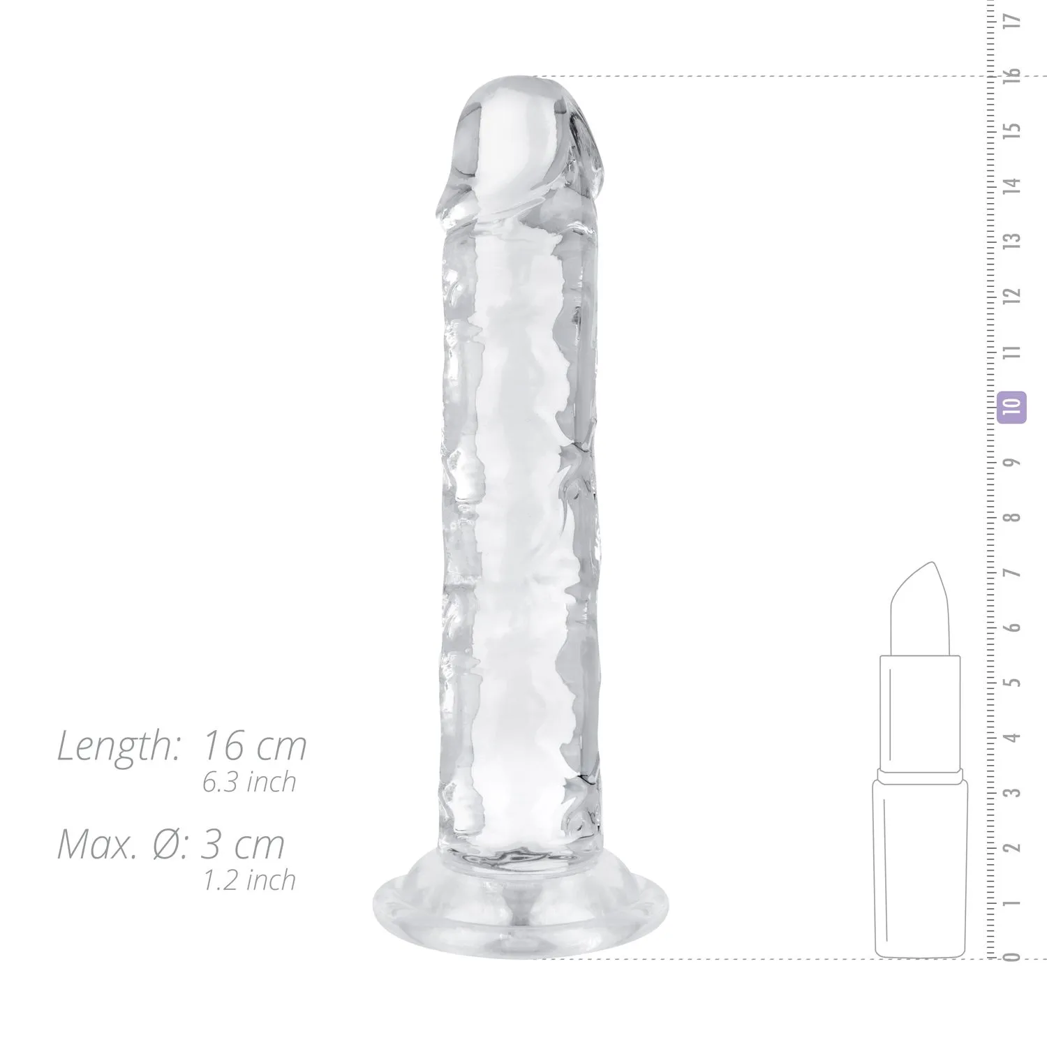 Easytoys Dildo Collection - Jelly Dildo without Balls 14 cm Transparant (1 stuk) - image 8