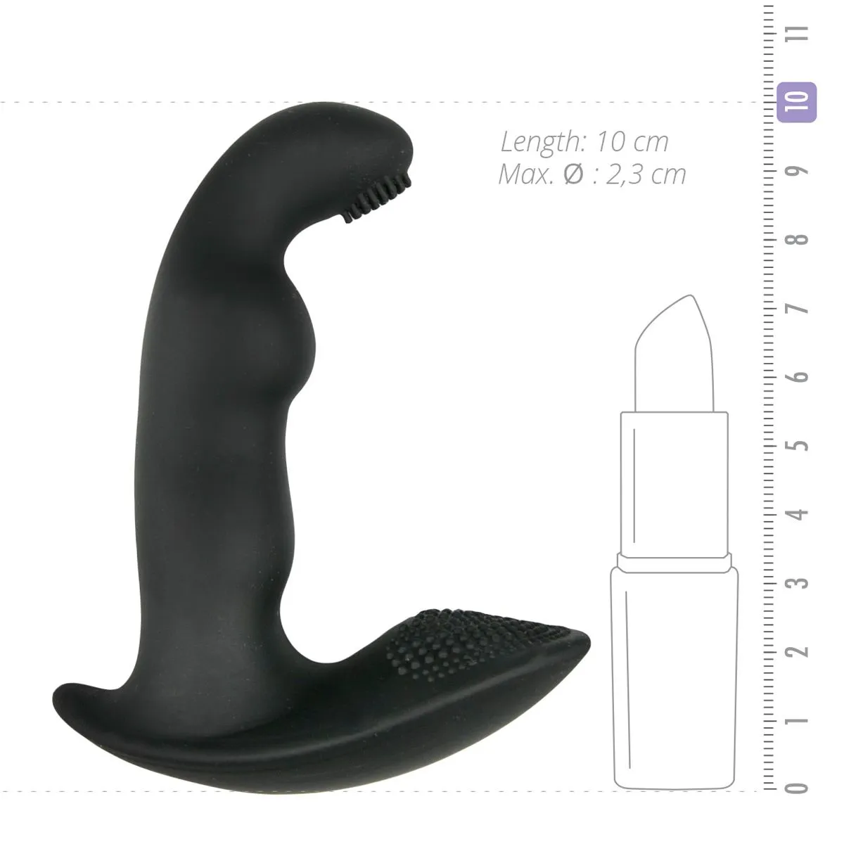 Easytoys Men Only - Dynamic Duke Ribbed Zwart (1 stuk) - image 3