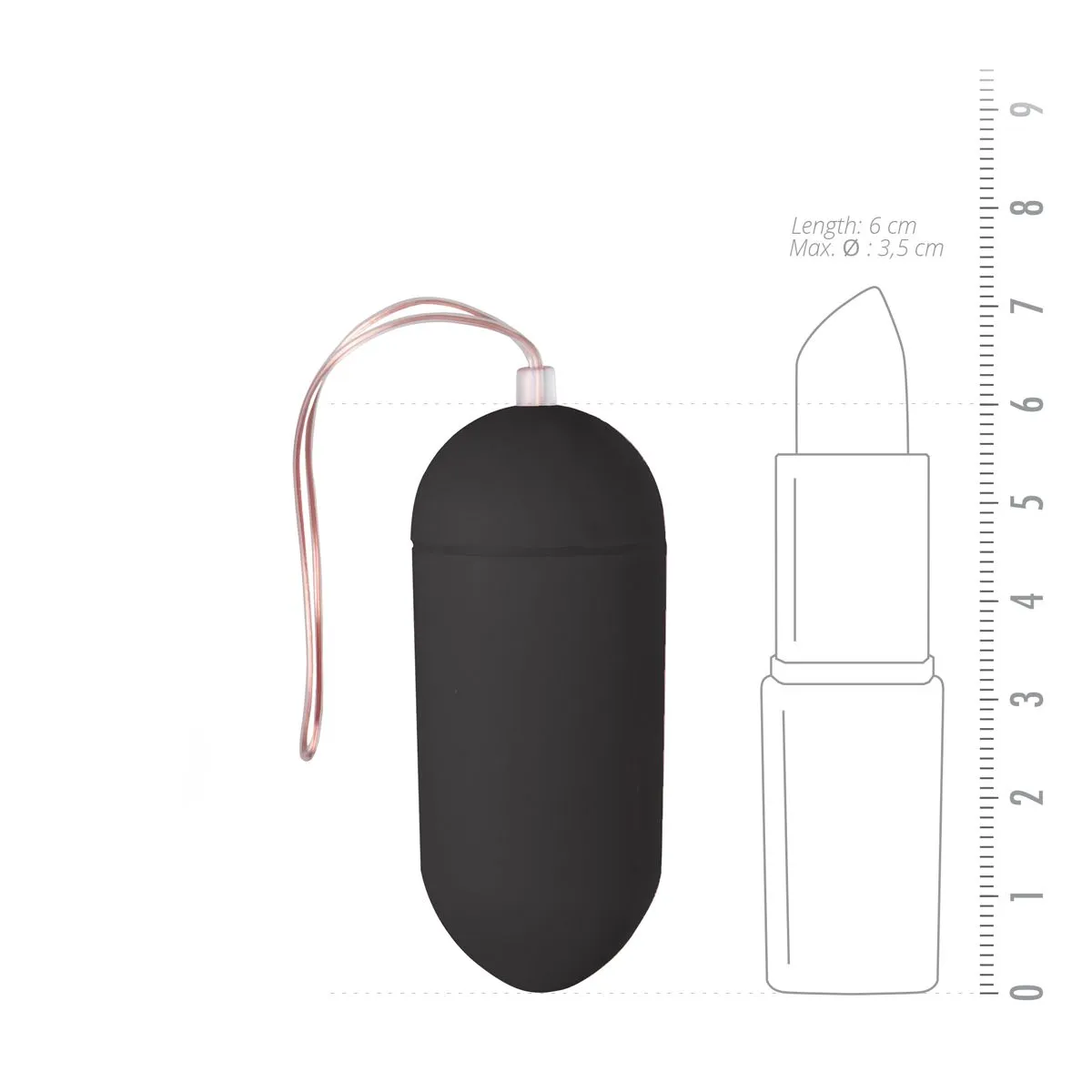 Easytoys Mini Vibe Collection - Vibrating Egg with Remote Control Zwart (1 stuk) - image 3