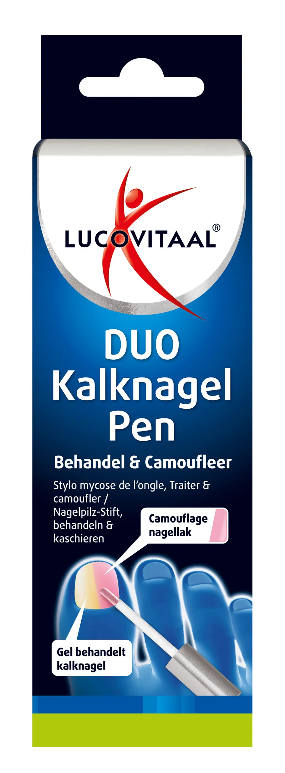 Lucovitaal Kalknagel Pen DUO Behandel & Camoufleer (2 x 4ml)