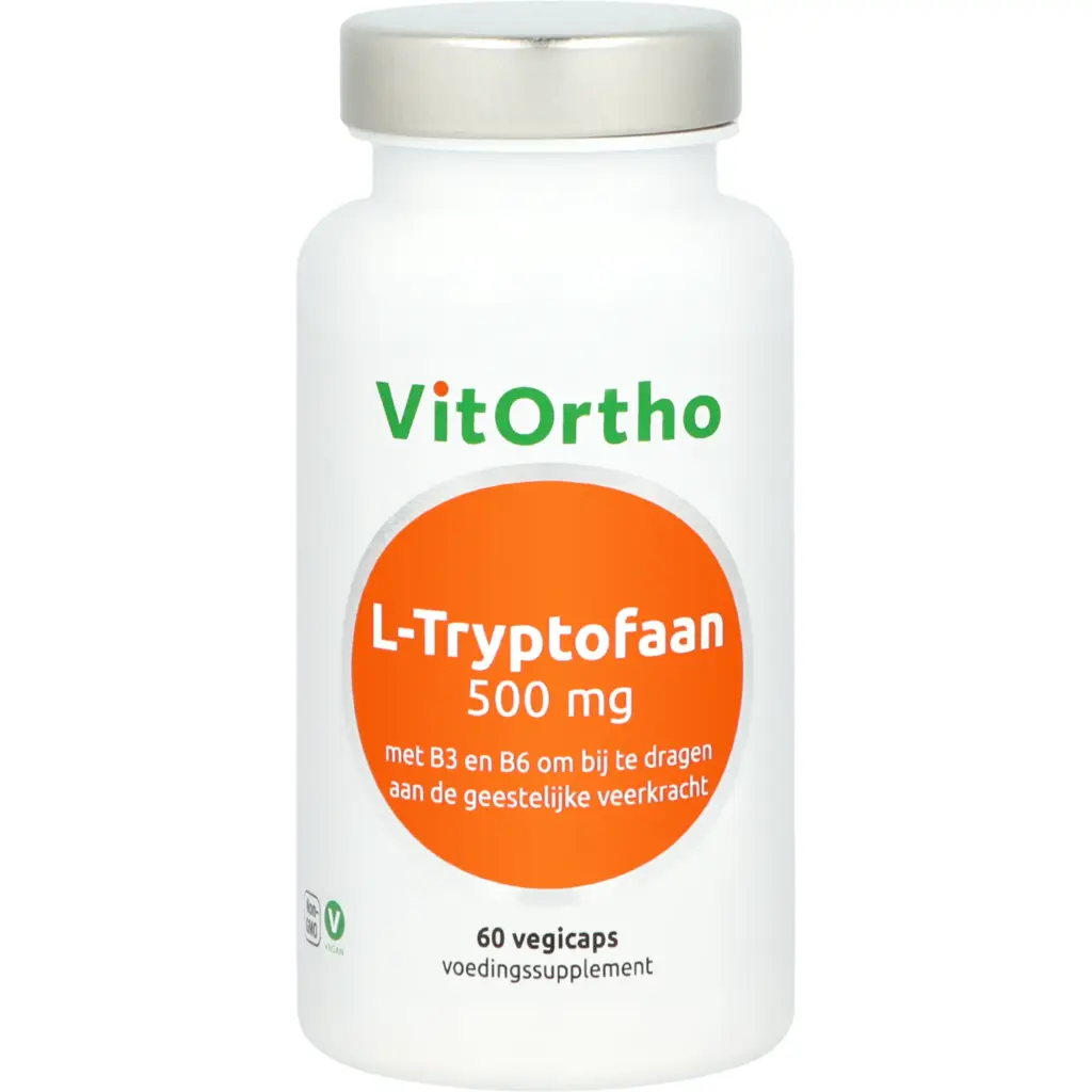 L-Tryptofaan 500 mg (60 vega capsules)