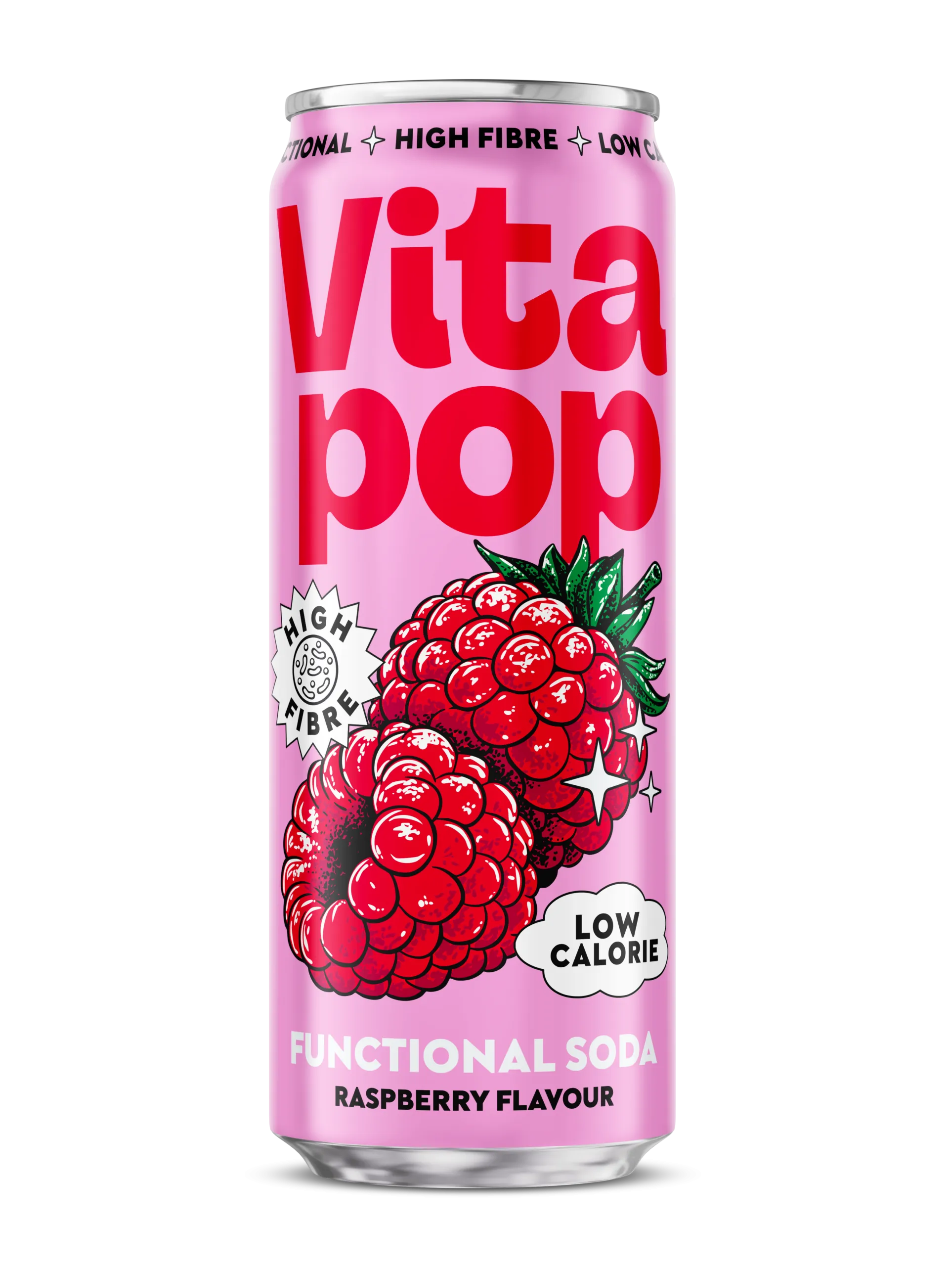 Vita Pop Soda Raspberry (330 ml)