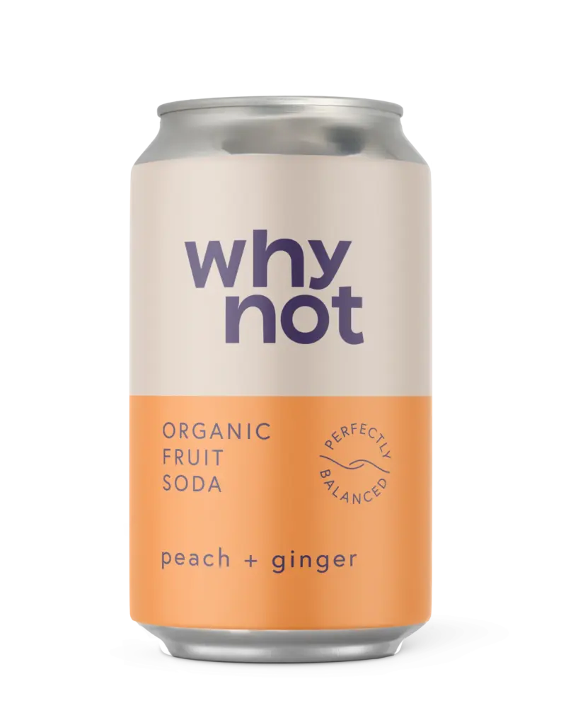 Why Not Peach Ginger BIO Blik (330 ml)