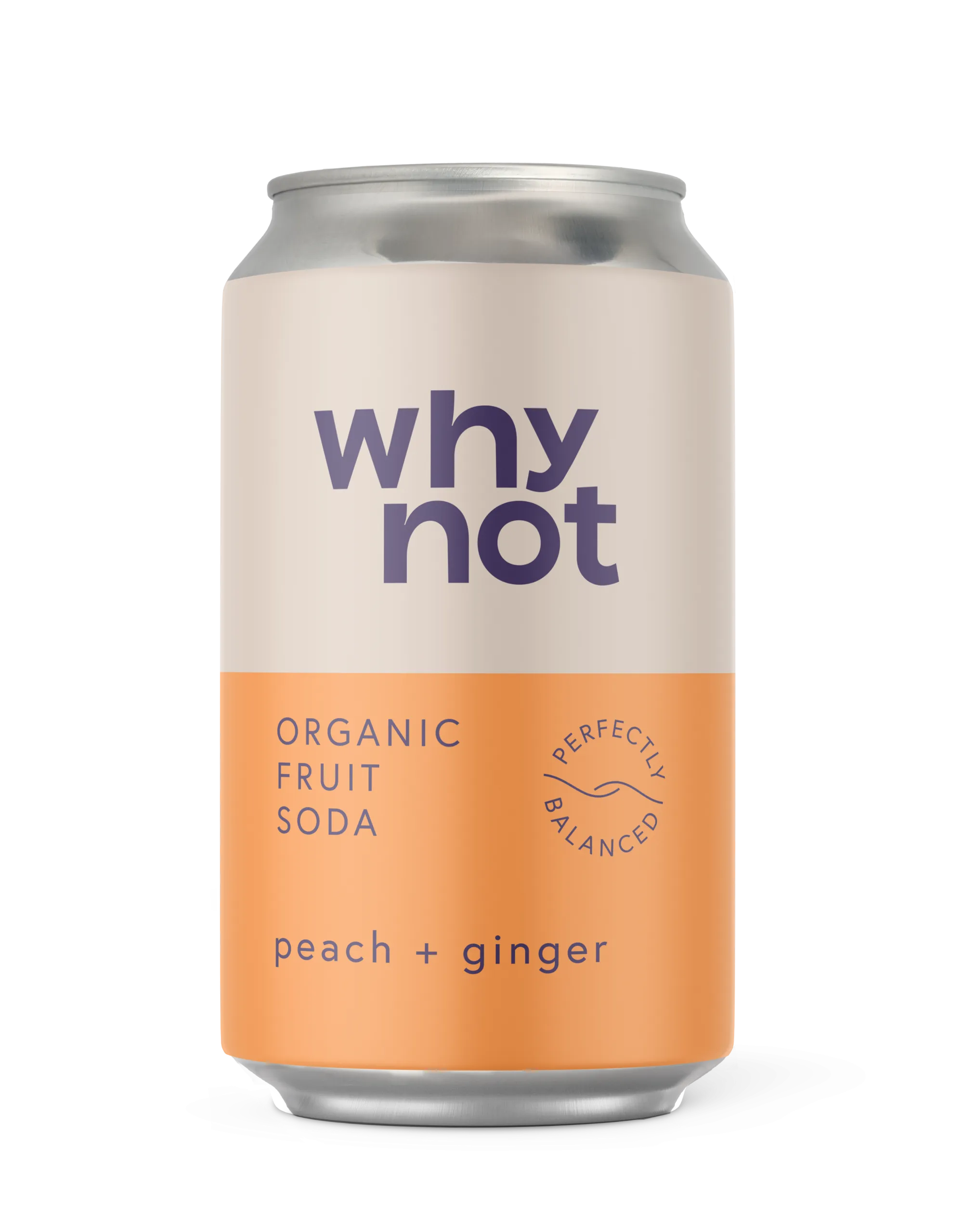 Why Not Peach Ginger BIO Blik (330 ml)