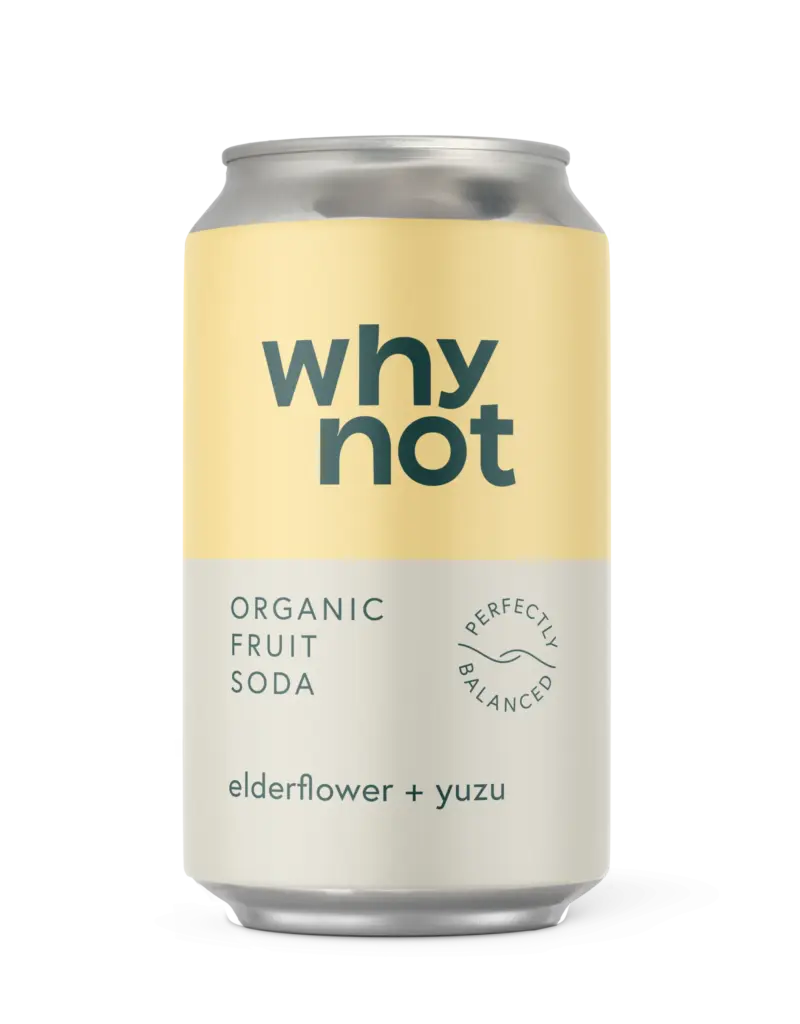 Why Not Elderflower Yuzu BIO Blik (330 ml)