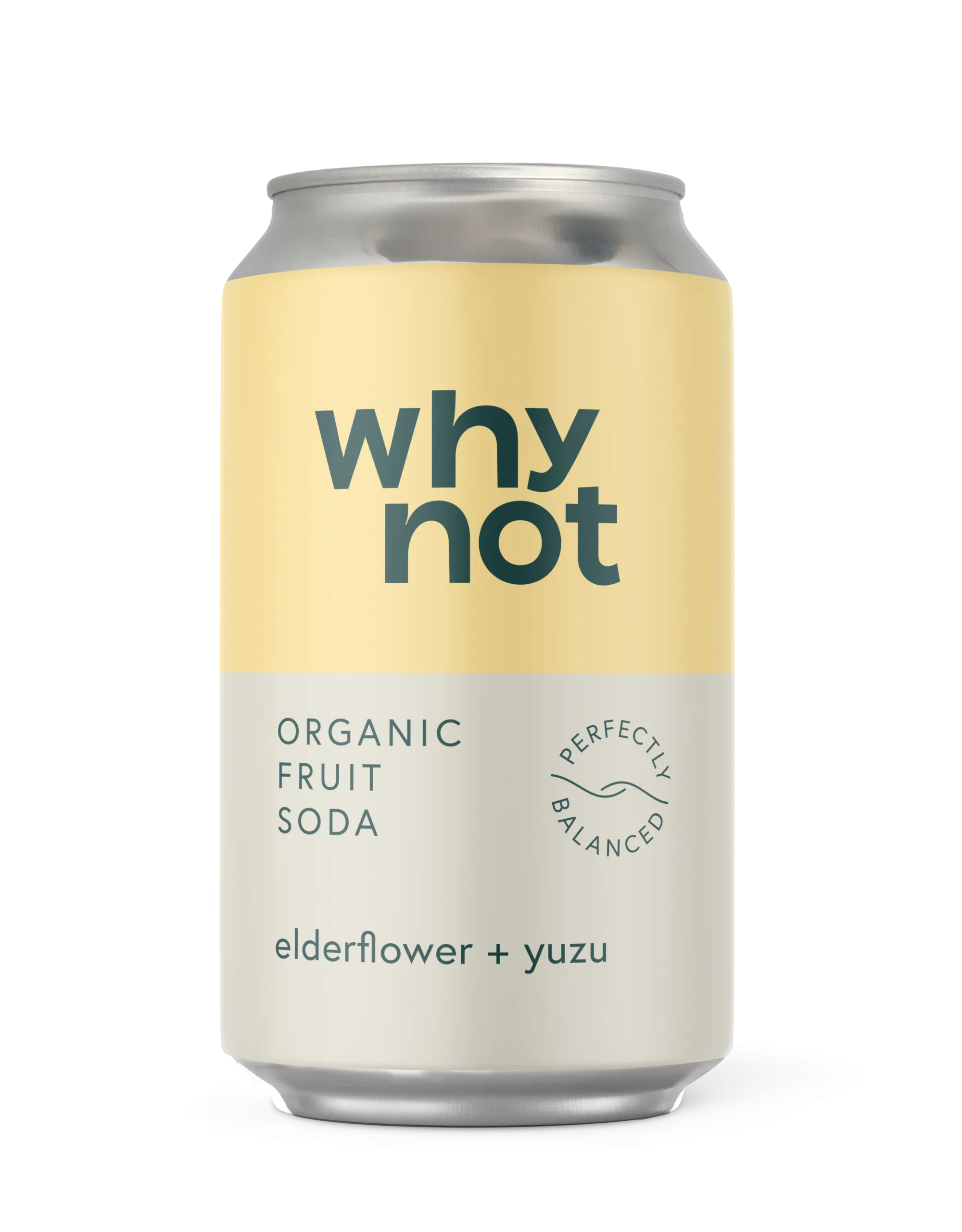 Why Not Elderflower Yuzu BIO Blik (330 ml)