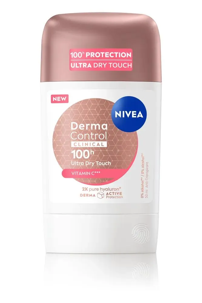 Nivea Derma Control Clinical 100 Ultra Dry Touch Anti-transpirant Stick (50 ml)
