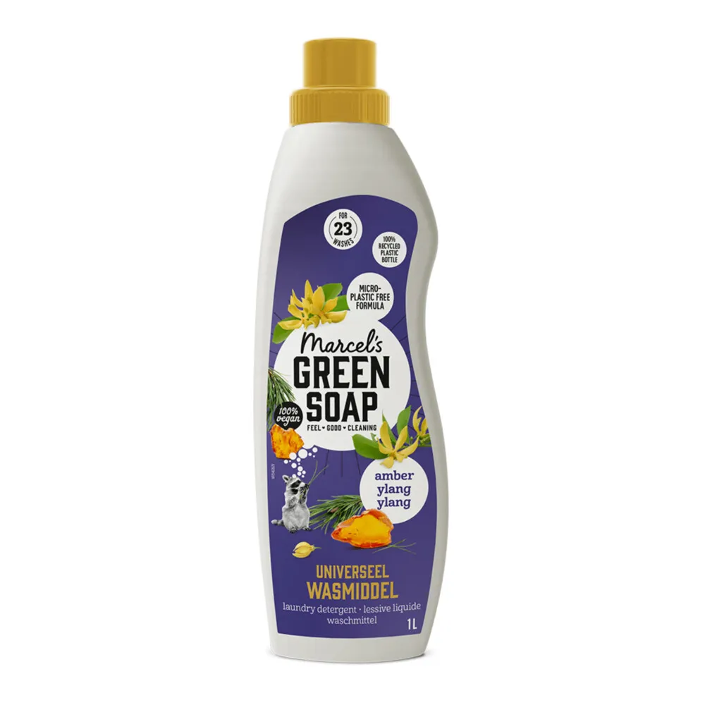 Marcel's Green Soap Wasmiddel Amber & Ylang Ylang (1000 ml)