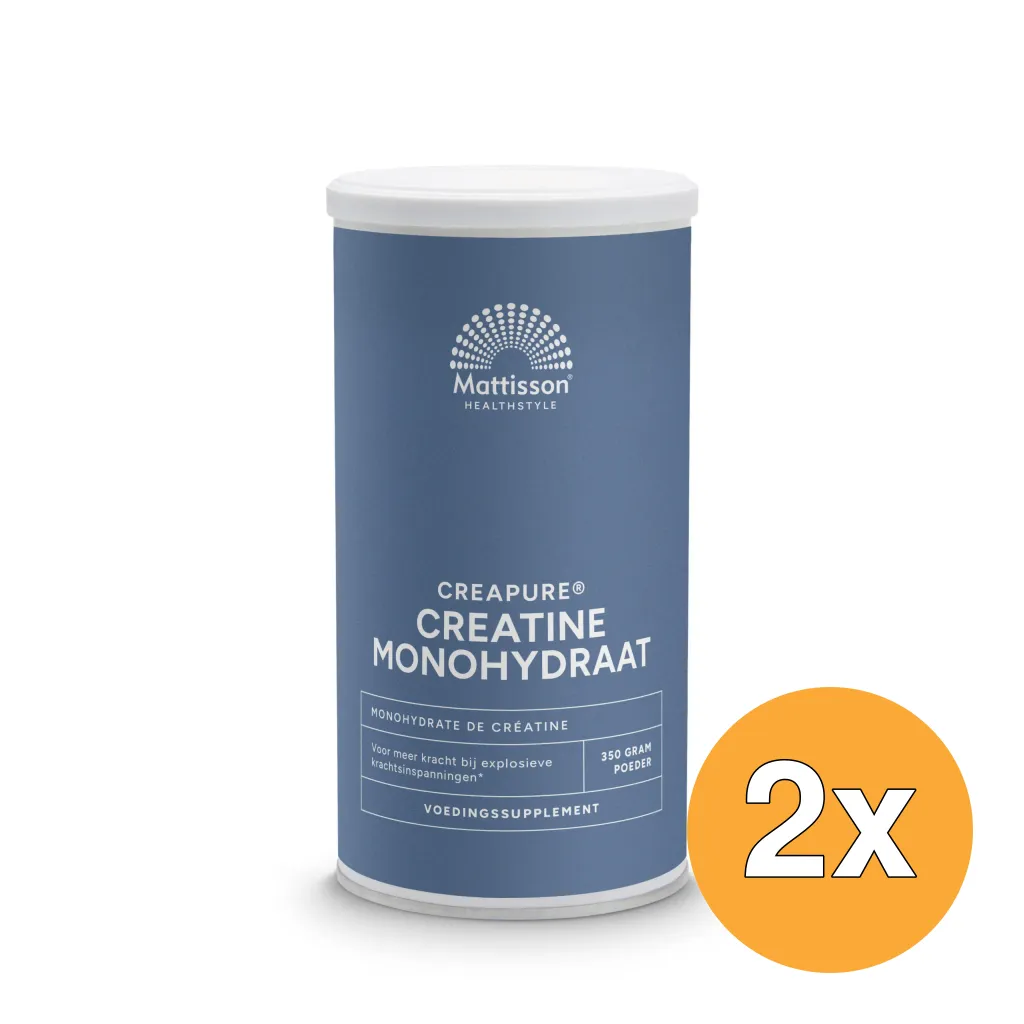 2x Mattisson Creatine Monohydraat Poeder Creapure (350 gr)