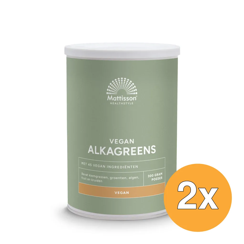 2x Mattisson Absolute Alkagreens Poeder (300 gr)