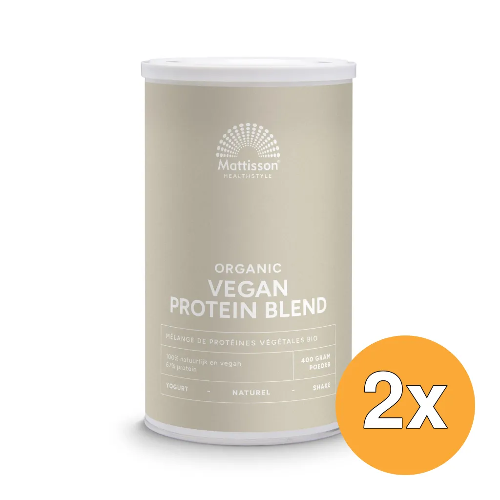 2x Mattisson Vegan Protein Blend Bio (400 gr)