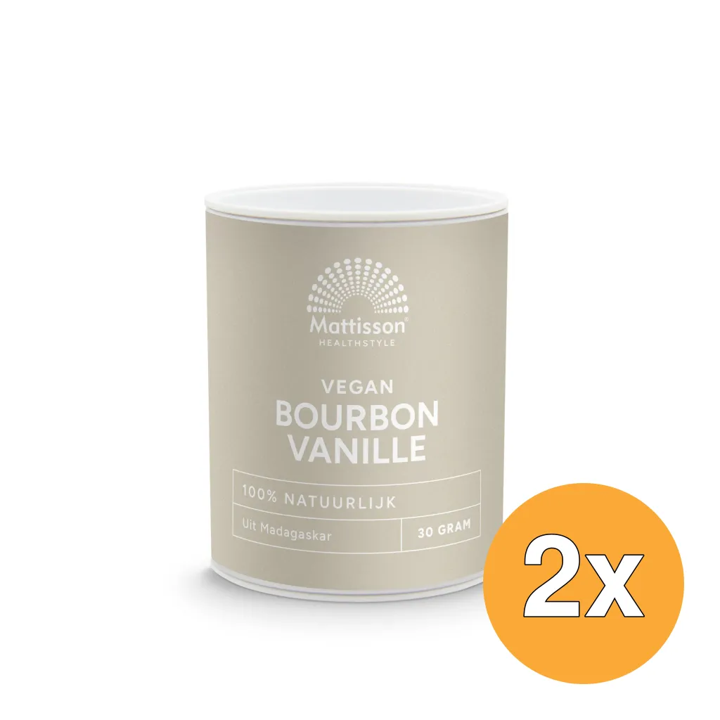 2x Mattisson Bourbon Vanille Poeder (30 gr)