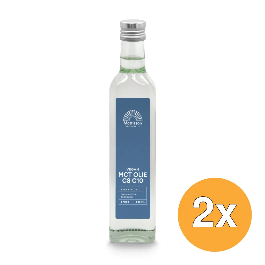 2x Mattisson Mct Olie Blend C8 60% C10 40% (500 ml)