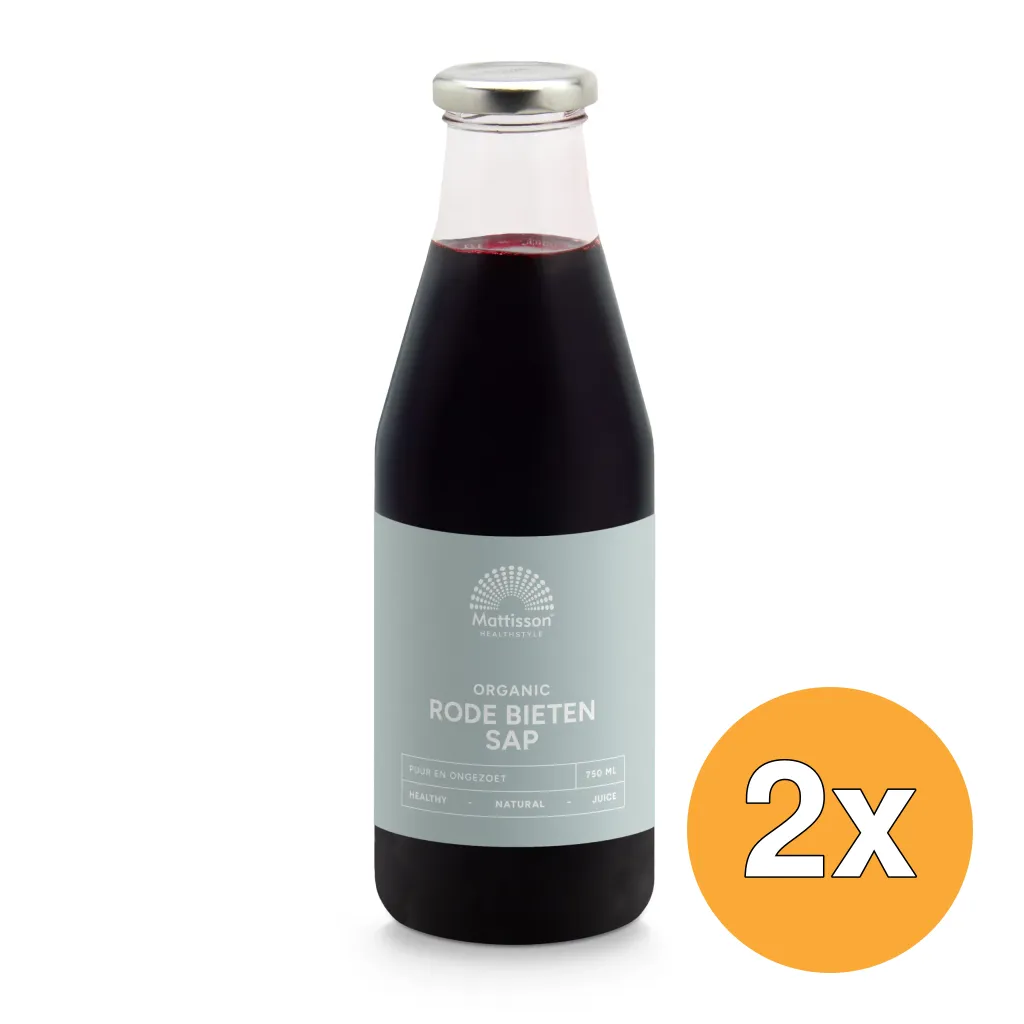 2x Mattisson Rode Bietensap Bio (750 ml)