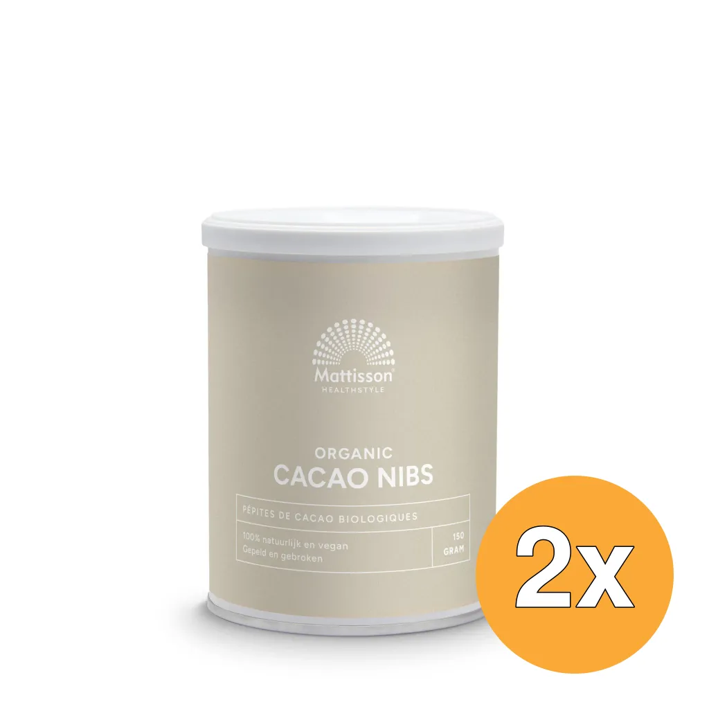 2x Mattisson Cacao Nibs Raw Bio (150 gr)