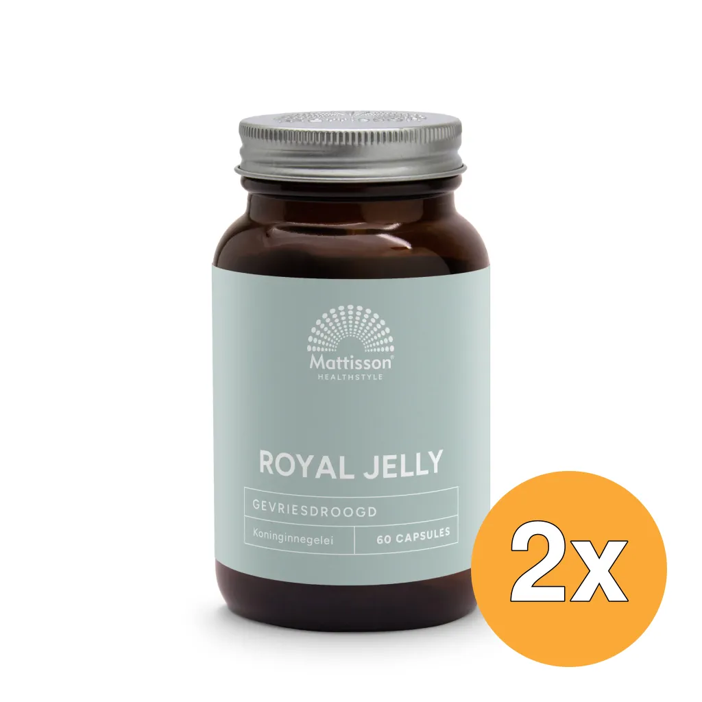 2x Mattisson Absolute Royal Jelly 1000Mg (60 capsules)