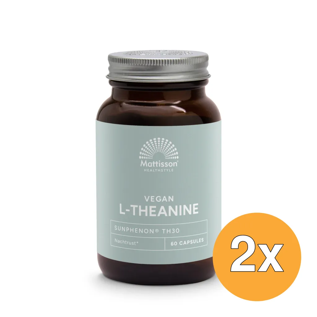 2x Mattisson L-Theanine 200Mg Sunphenon (60 vega capsules)