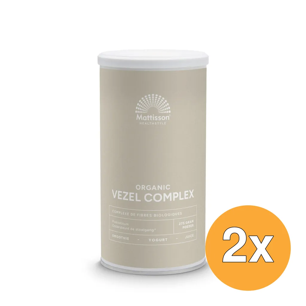 2x Mattisson Biologische Vezel Complex (275 gr)