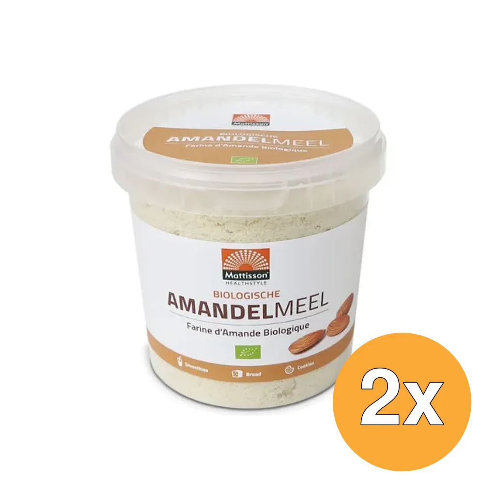 2x Mattisson Absolute Amandelmeel Bio (300 gr)