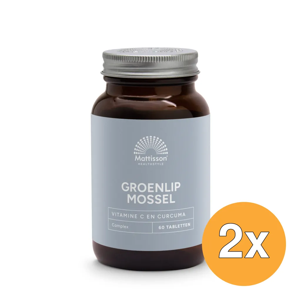 2x Mattisson Groenlipmossel Complex Nieuw-Zeeland (60 tabletten)