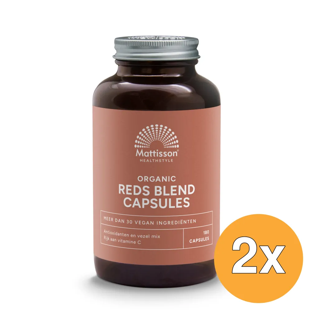 2x Mattisson Organic Reds Blend Bio (180 vega capsules)