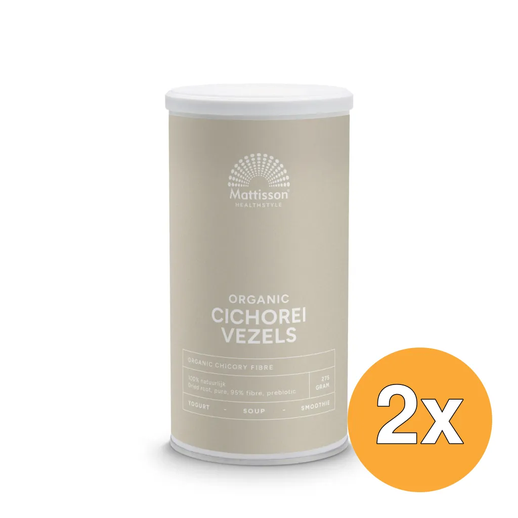 2x Mattisson Biologisch Chicorei Vezels (275 gr)