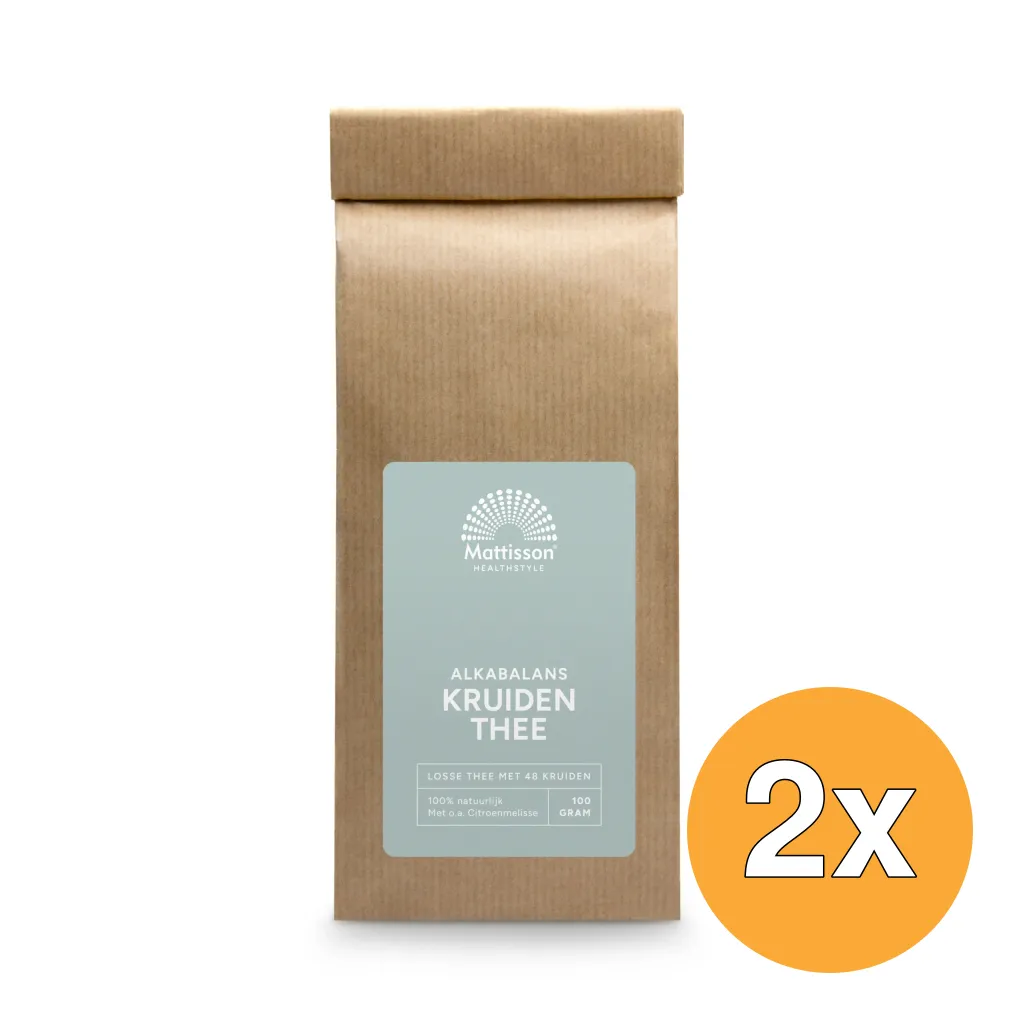 2x Mattisson Alkabalans Zuur Base Kruidenthee (100 gr)
