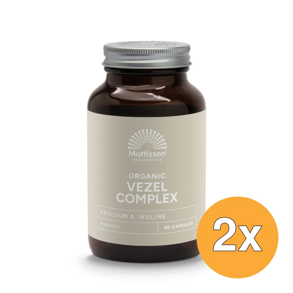 2x Mattisson Biologisch Vezel Complex (90 capsules)