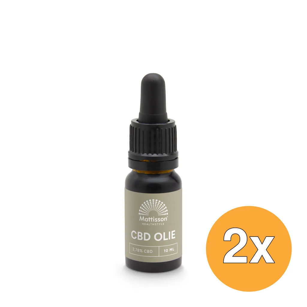 2x Mattisson Cbd Olie 2.78% (10 ml)