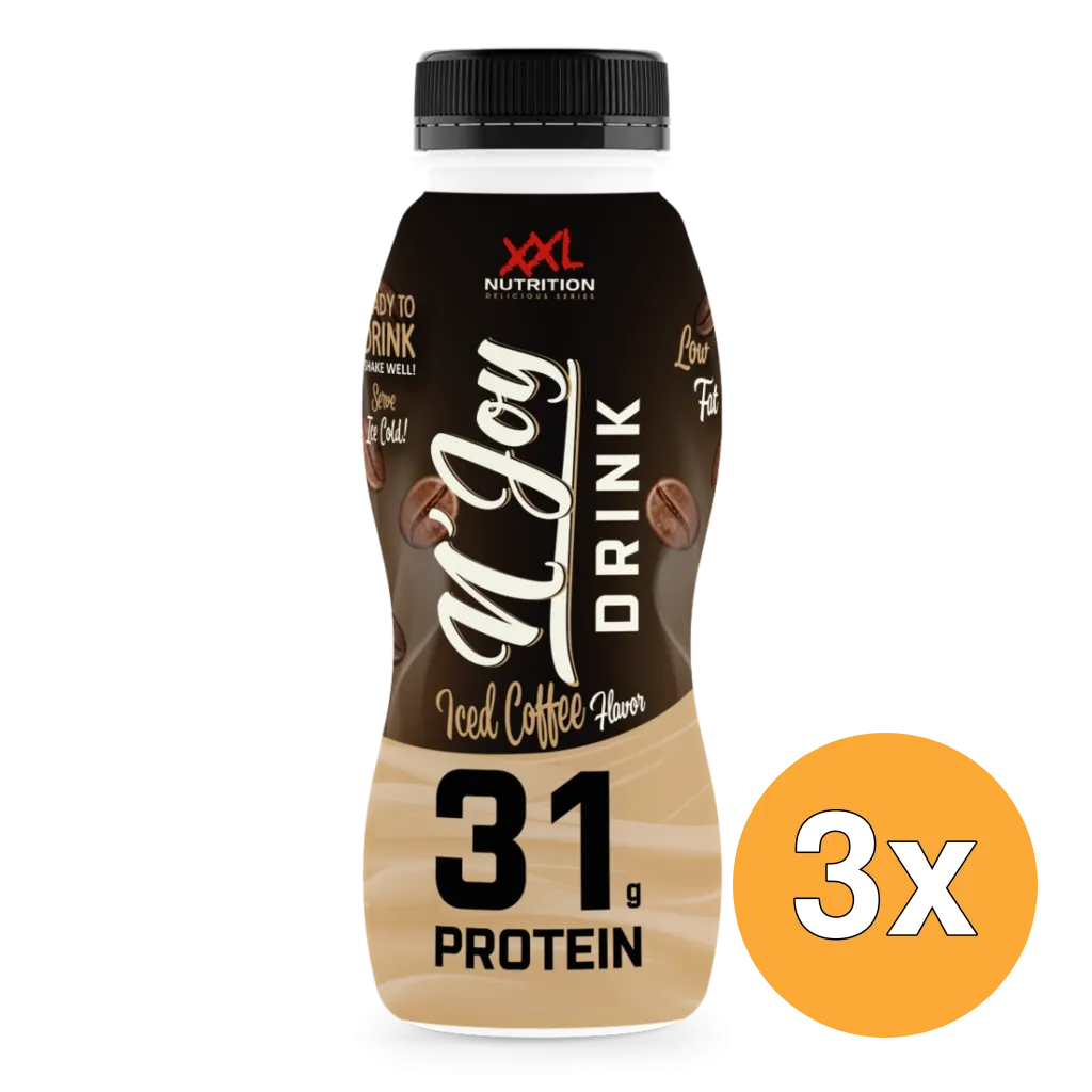 3x XXL Nutrition N'Joy Protein Drink Iced Coffee (310 ml)