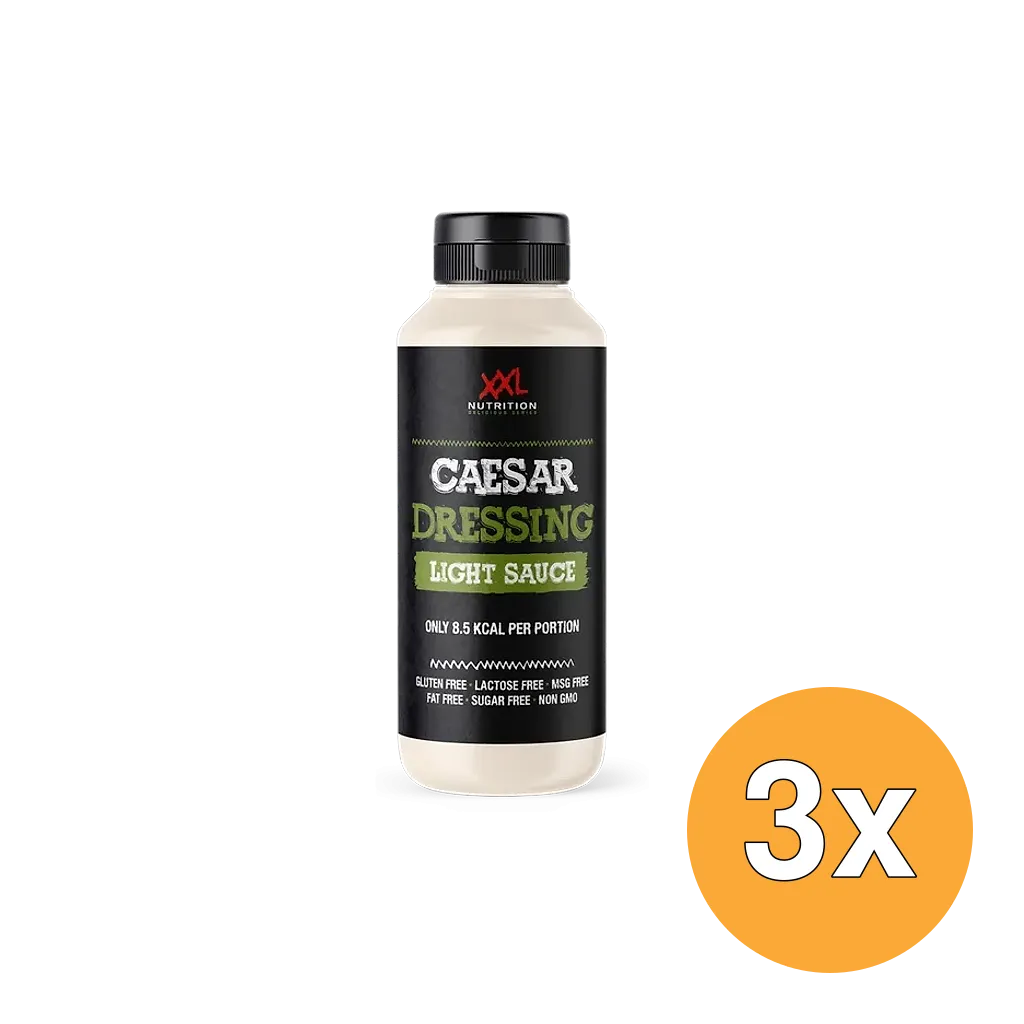 3x XXL Nutrition Light Saus - Caesar (265 ml)